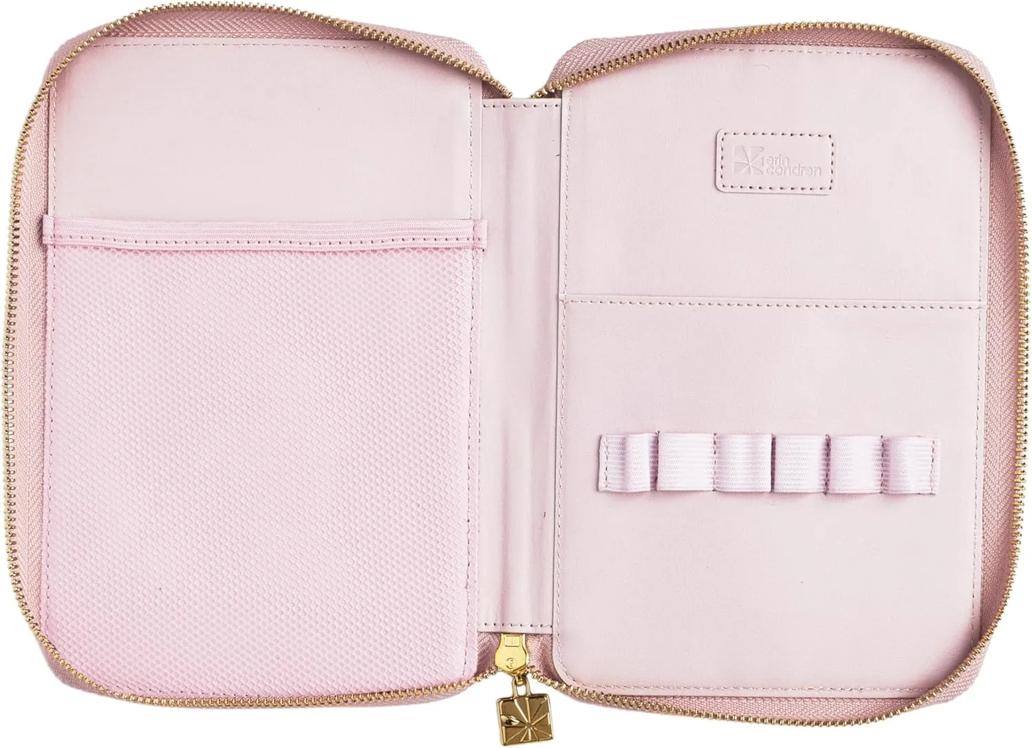 Erin Condren Premium Planny Pack, Lilac Vegan Leather Zip-Around Design, Multi-Purpose Zipper Case for Planning Supplies, School and Office Supplies, Makeup, Tech and More