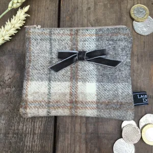 ESME Grey Check Purse