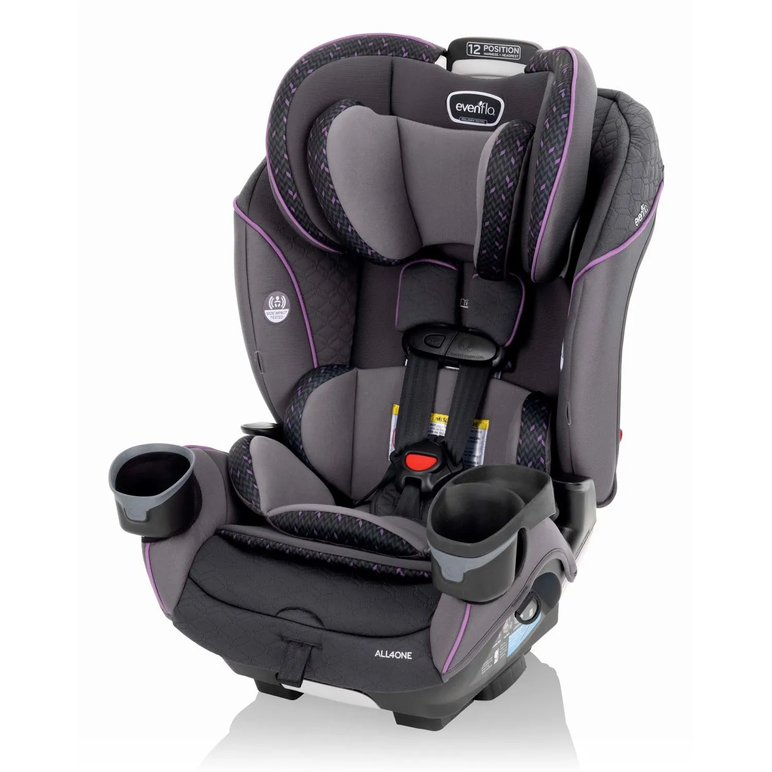 Evenflo EveryFit/All4One 3-in-1 Convertible Car Seat (Ophelia Purple)