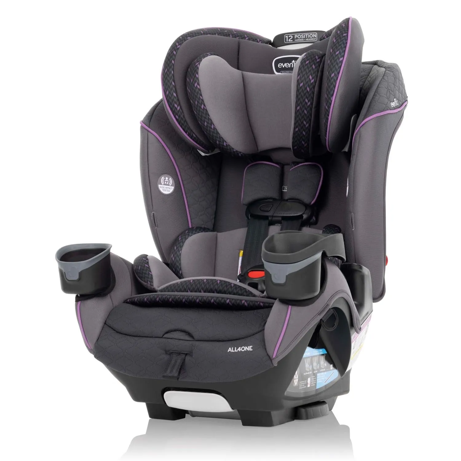Evenflo EveryFit/All4One 3-in-1 Convertible Car Seat (Ophelia Purple)
