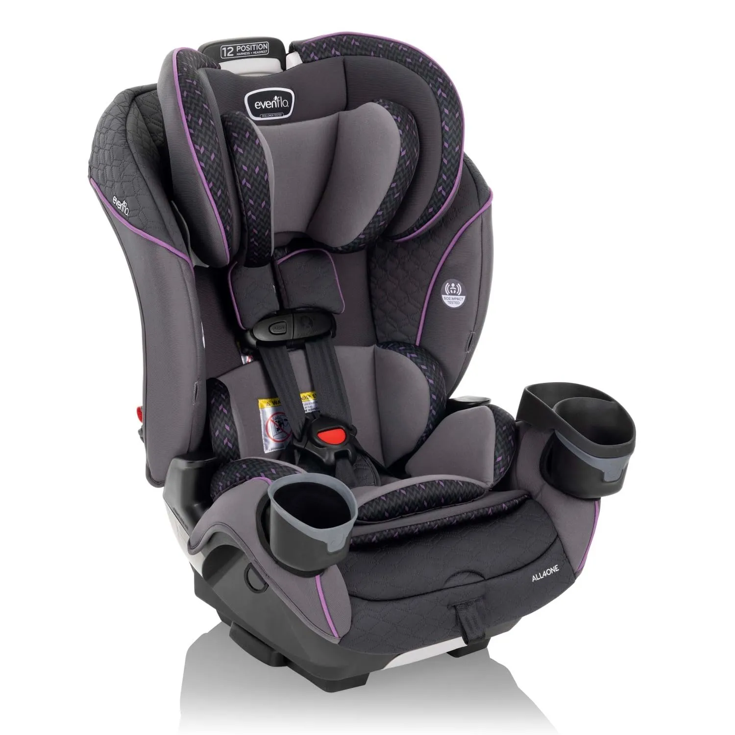 Evenflo EveryFit/All4One 3-in-1 Convertible Car Seat (Ophelia Purple)