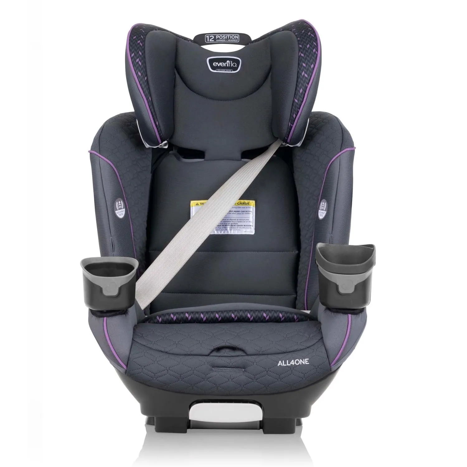 Evenflo EveryFit/All4One 3-in-1 Convertible Car Seat (Ophelia Purple)