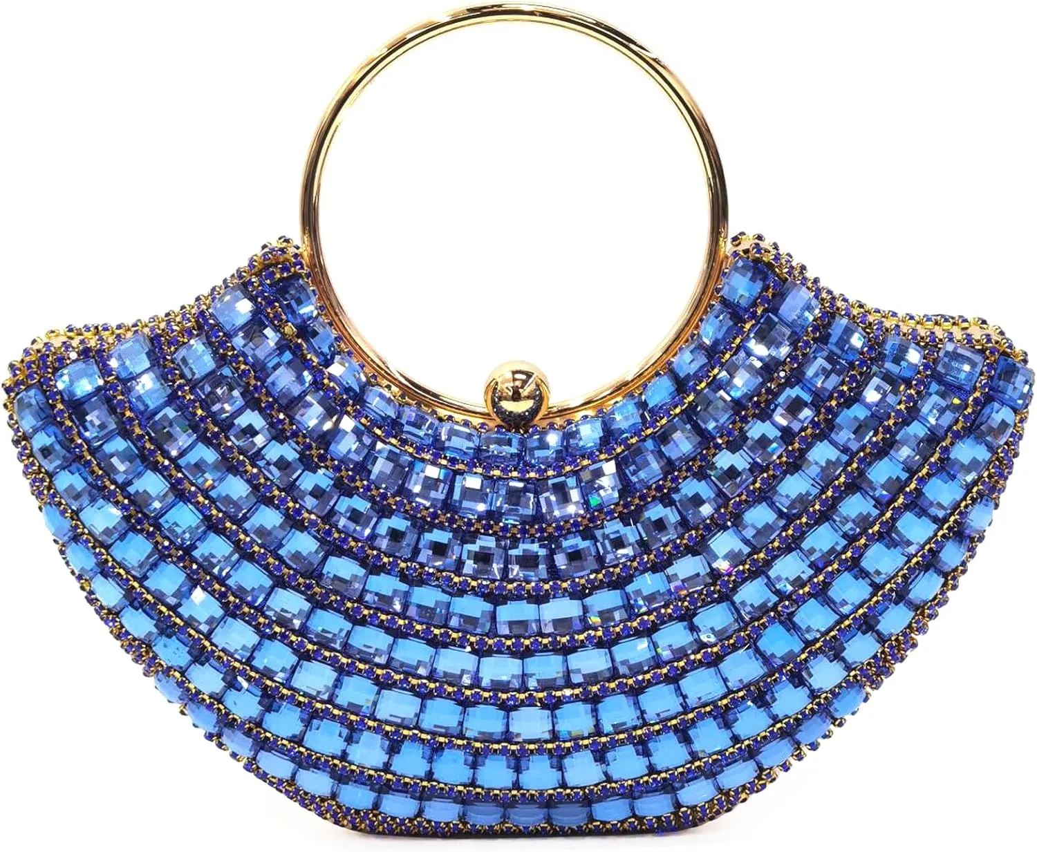 Evening Bag for Women，Lip Shaped Rhinestone Clutch Bridal Wedding Purse Party Prom Handbag