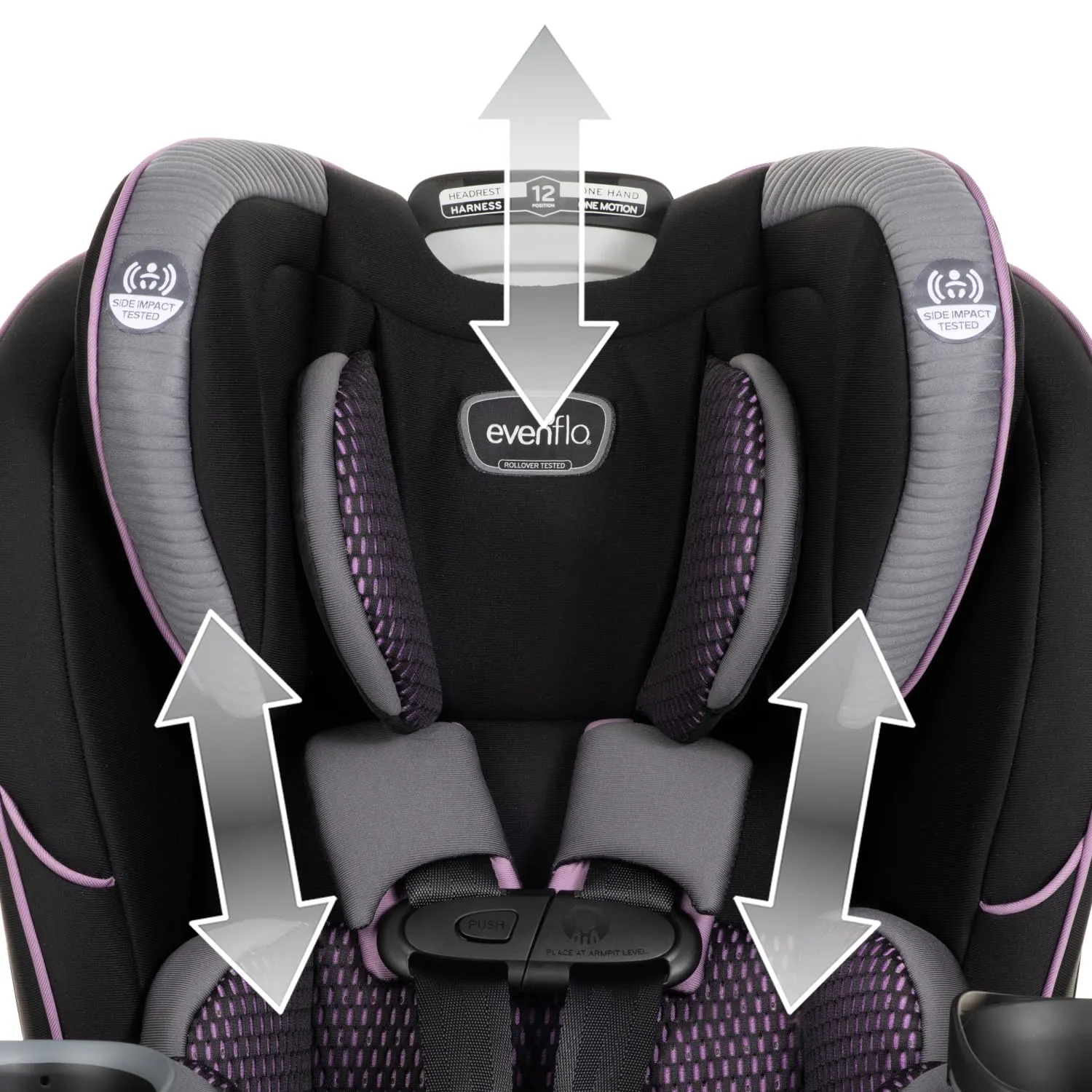 EveryFit/All4One 3-in-1 Convertible Car Seat (Augusta Pink)