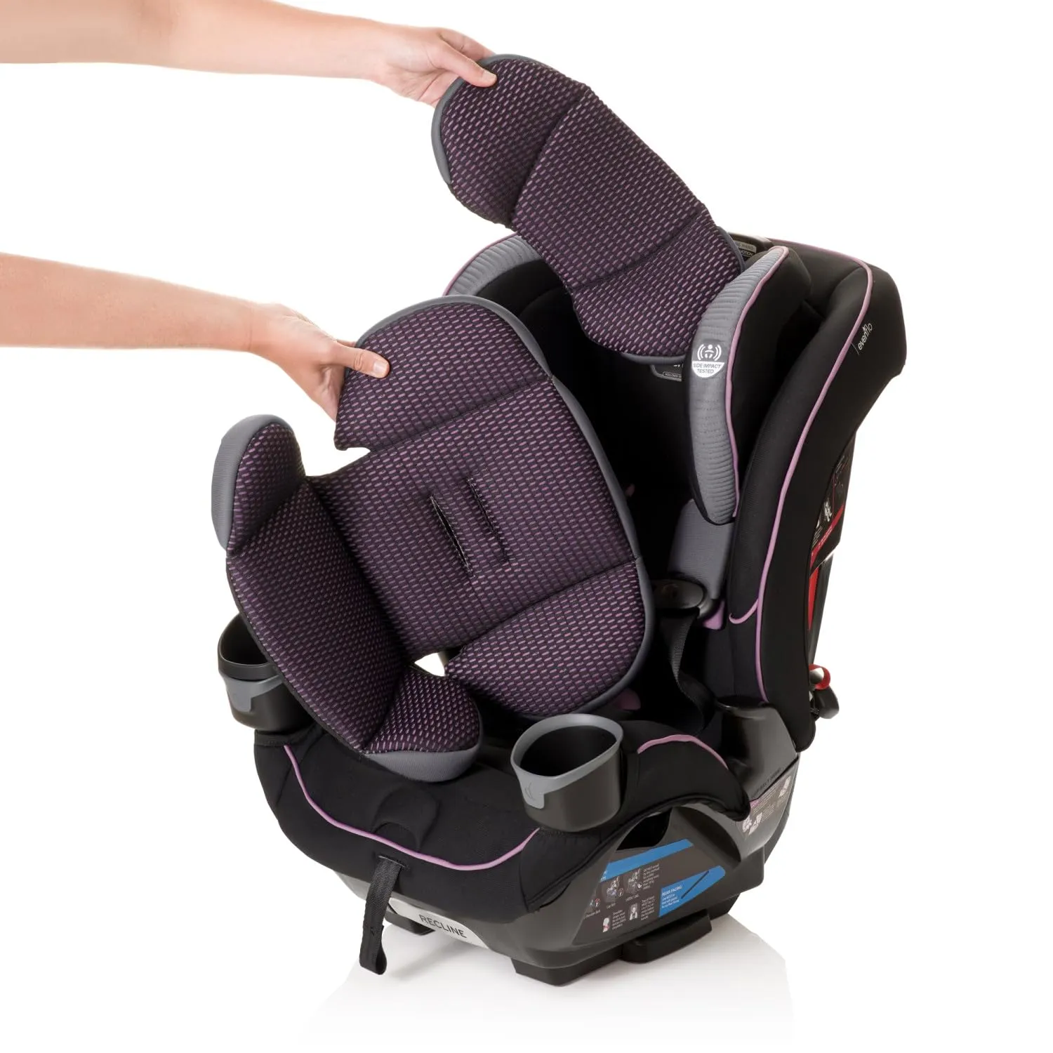 EveryFit/All4One 3-in-1 Convertible Car Seat (Augusta Pink)