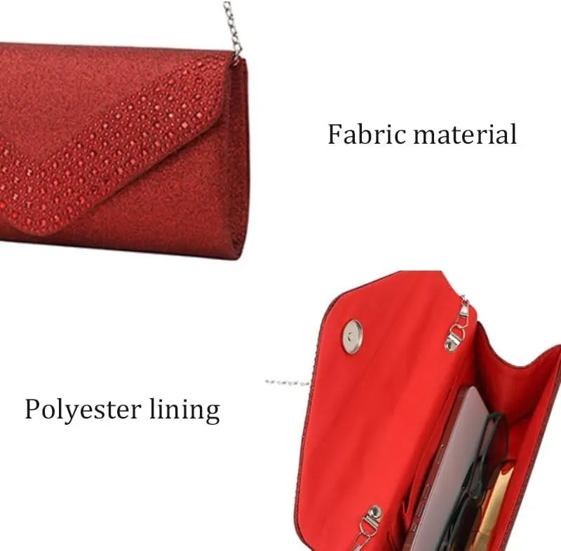 Fabric Art Shiny Evening Bag Women's Versatile Clutch Purses(Black-JoJo's Bizarre Adventure1)