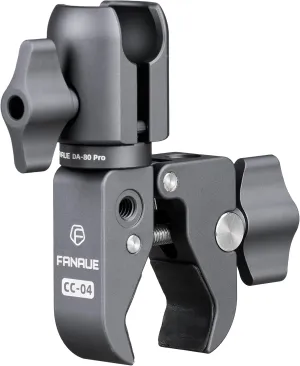 FANAUE Single Socket Arm with Handlebar Base Mount Strong Rod Clamp Compatible with RAM Mounts 1 Inch Ball Head and Bike Motorcycle Phone Holder, Can be Installed on 0.55-1.77" Diameter Rail Round Rod