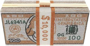 Fashion Dollar Clutch Bag