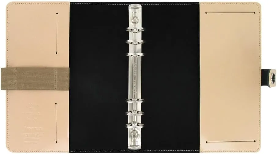 Filofax The Original Organizer, A5 Size, Patent Nude - Leather, Six Rings, Week-to-View Calendar Diary, Multilingual, 2025 (C022387-25)