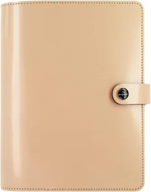 Filofax The Original Organizer, A5 Size, Patent Nude - Leather, Six Rings, Week-to-View Calendar Diary, Multilingual, 2025 (C022387-25)