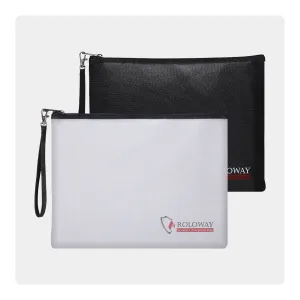 Fireproof Clutch | Black & Sliver | L