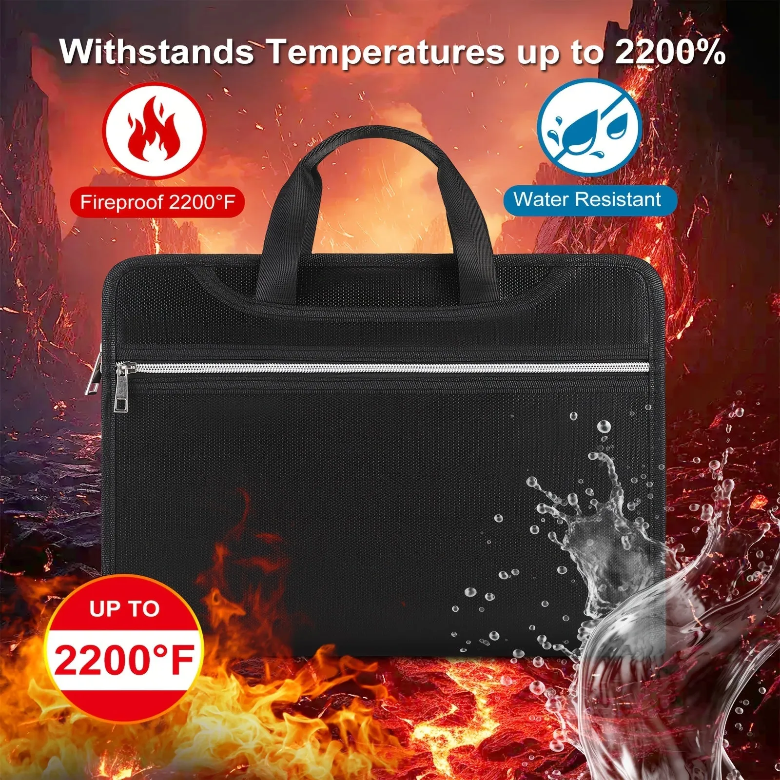 Fireproof Waterproof Document Organizer- HMT15DO