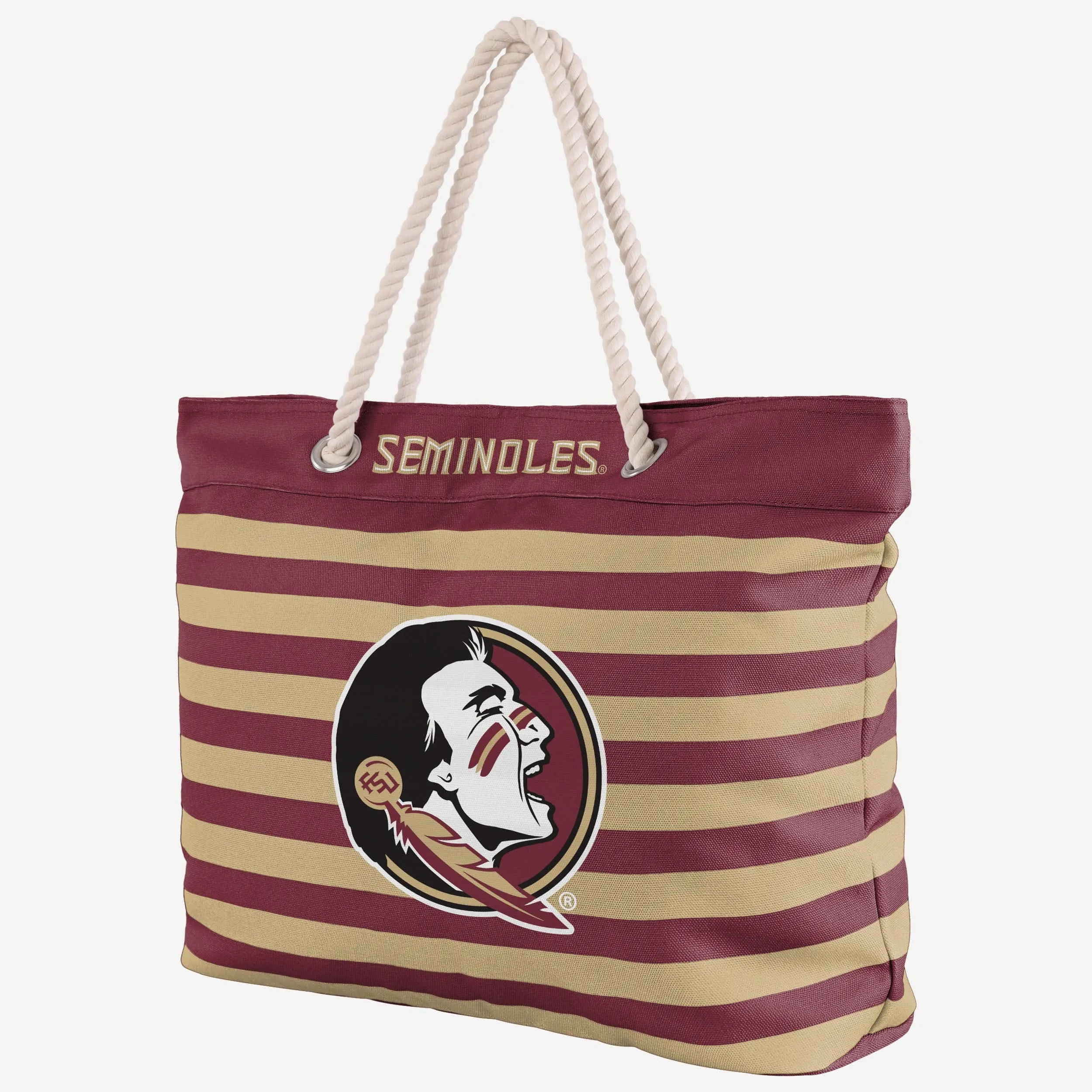 Florida State Seminoles Nautical Stripe Tote Bag