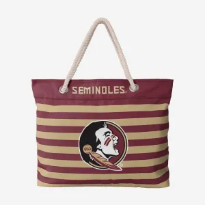 Florida State Seminoles Nautical Stripe Tote Bag