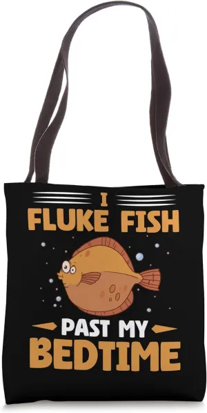 Fluke Fisher Accessories for Men Fluke Fishing Rod Tote Bag