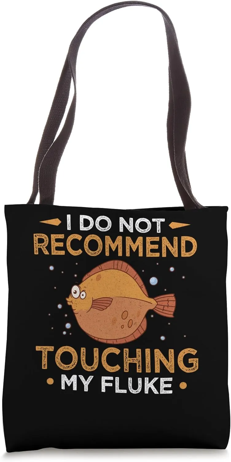 Fluke Fisher Essentials Fluke Fishing Gear Fluke Fisherman Tote Bag