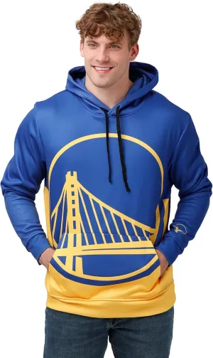 FOCO Men's NBA Team Logo Fashion Long Sleeve Pullover Hoodie