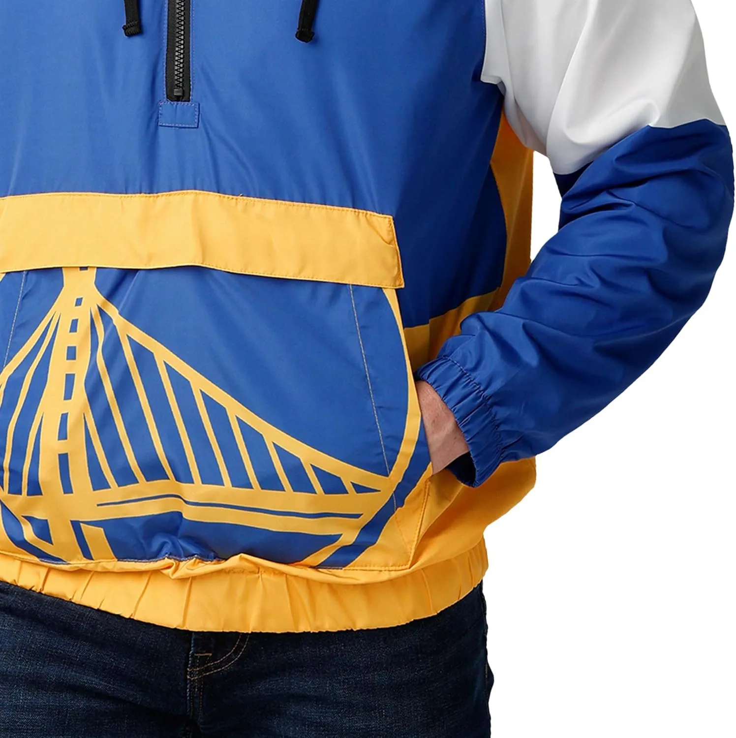 FOCO Men's NBA Team Logo Warm-up Windbreaker Jacket