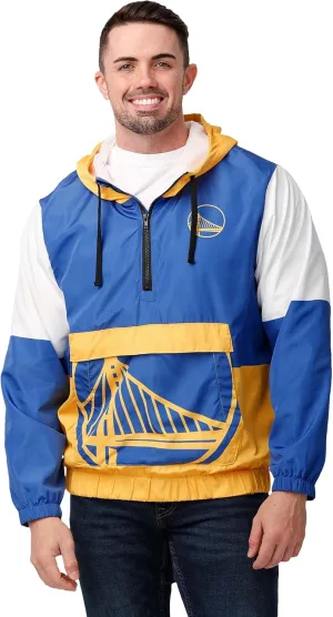 FOCO Men's NBA Team Logo Warm-up Windbreaker Jacket