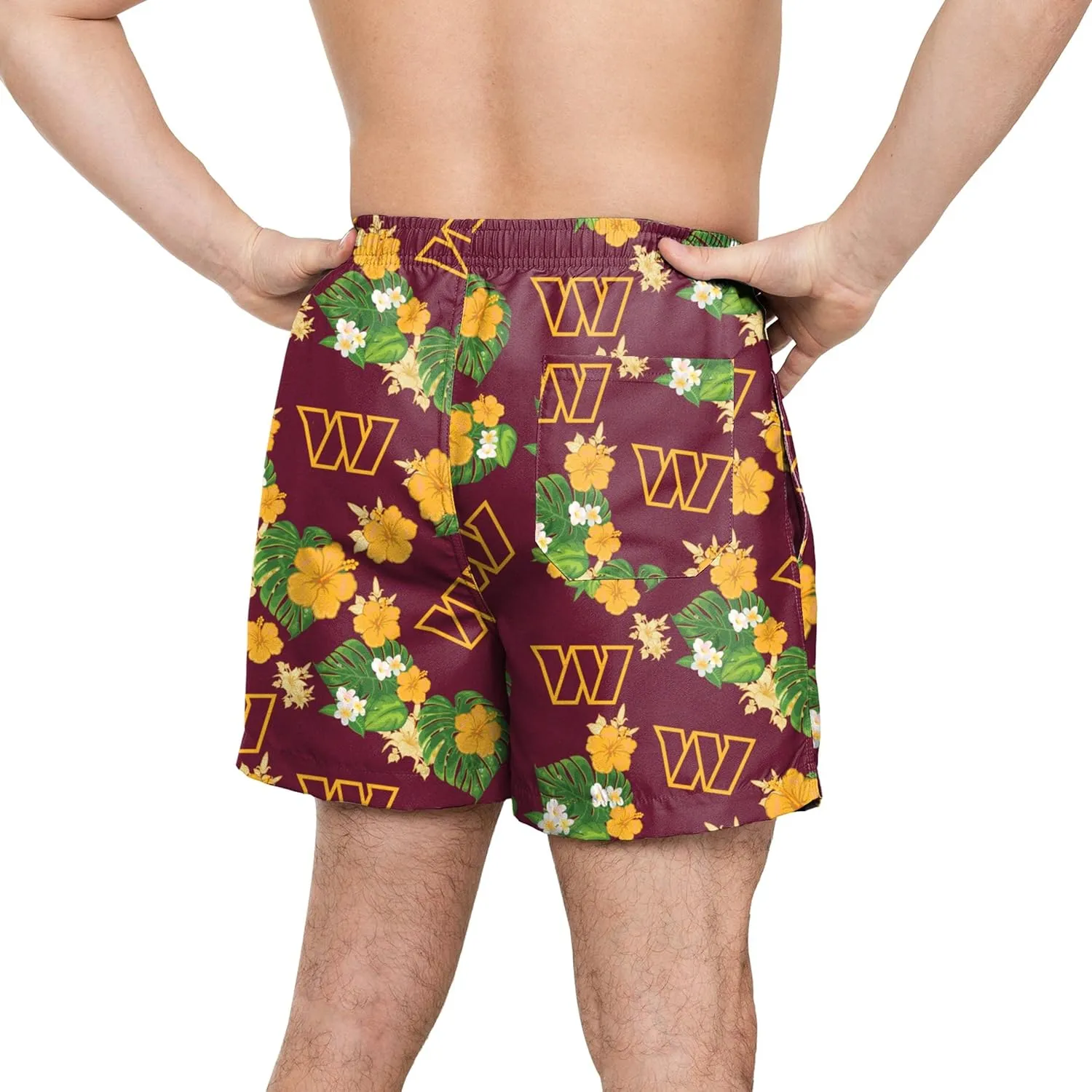 FOCO Men's NFL Color Dive Swim Boardshorts