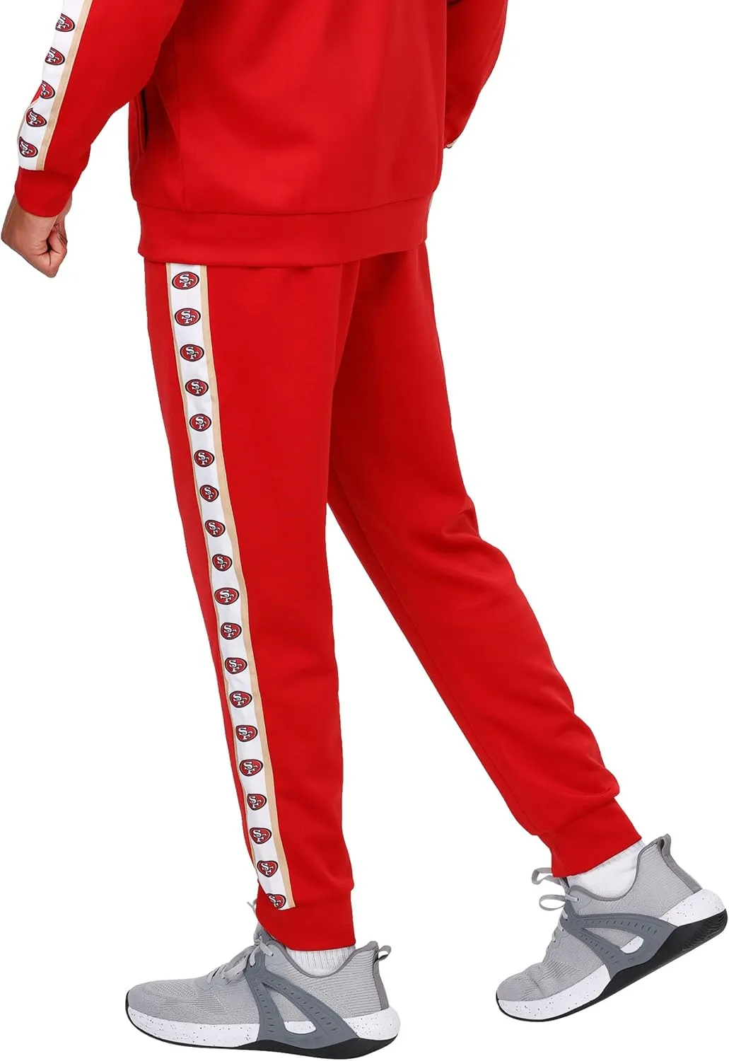FOCO Men's NFL Team Color Stripe Logo Track Suit