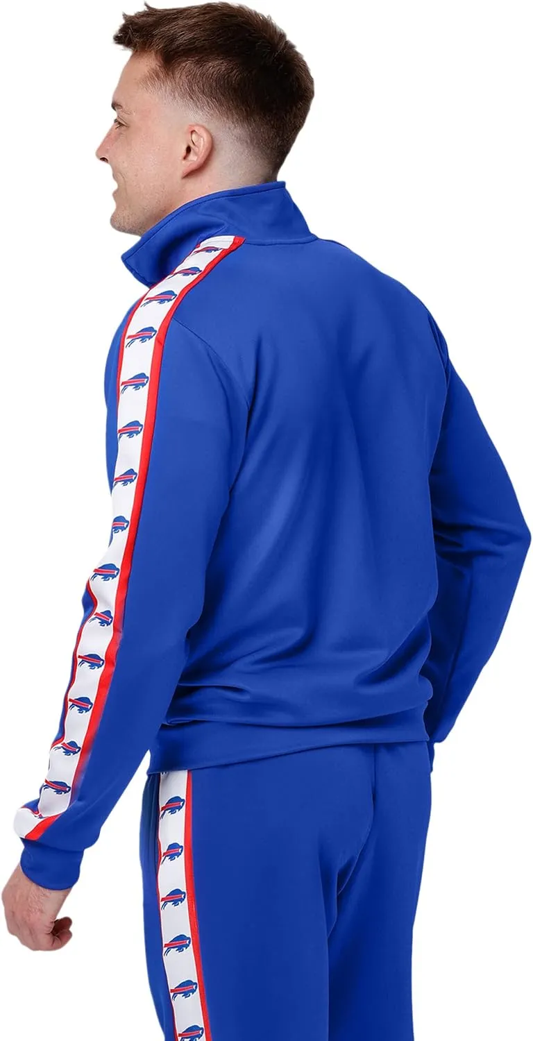 FOCO Men's NFL Team Color Stripe Logo Track Suit