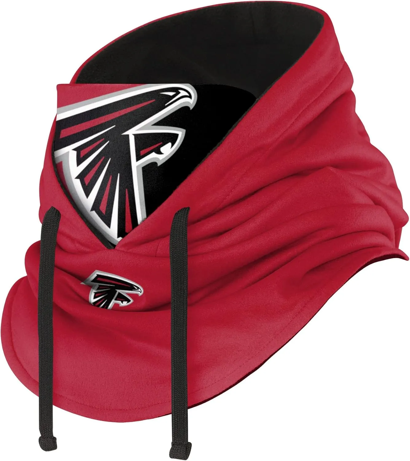FOCO NFL Logo Team Color Drawstring Winter Cap Hooded Gaiter Balaclava Face Cover