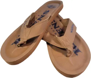 FOCO NFL Team Color Pop Contour ordmark Men Flip Flops