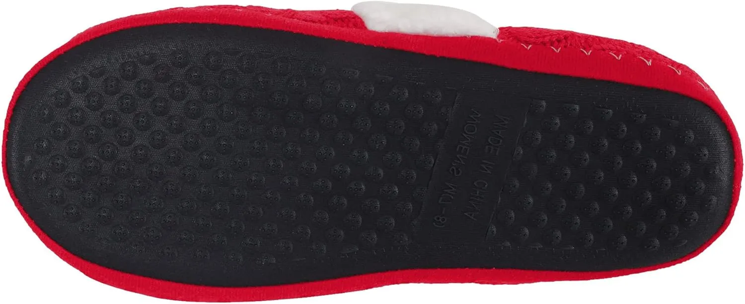 FOCO NHL Womens NHL Ladies Team Color Moccasin Slippers