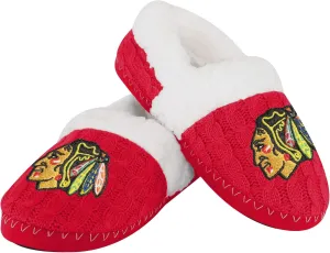 FOCO NHL Womens NHL Ladies Team Color Moccasin Slippers