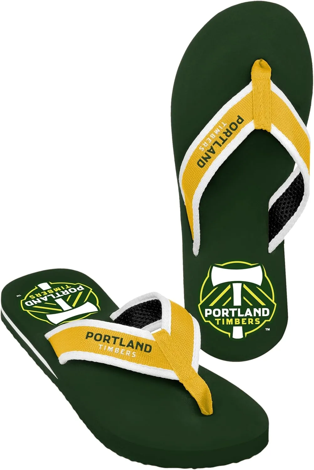 FOCO Portland Timbers 2013 Mens Team Color Contour Flip Flop