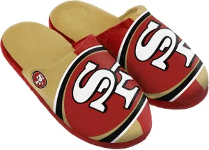 FOCO San Francisco 49ers Split Color Slide Slipper Extra Large