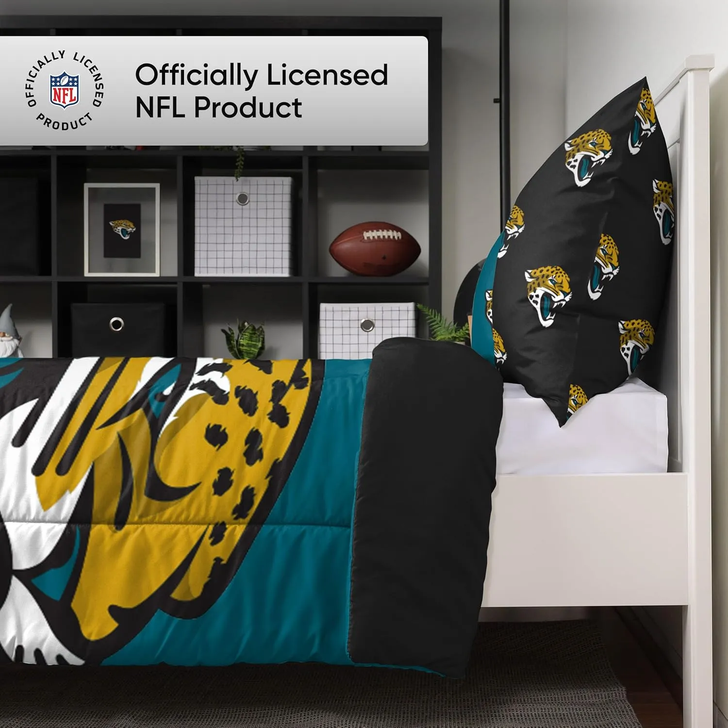 FOCO Seattle Seahawks NFL Team Color Bed In a Bag Comforter Bedding 3 Piece Full Set