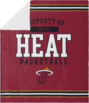 FOCO Unisex-Adult NBA Team Color Sherpa Fleece Blanket 60" x 70"