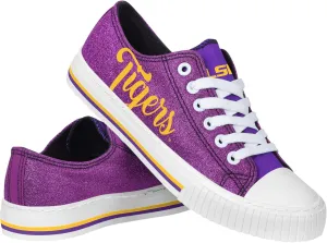 FOCO Women's NCAA College Team Logo Fashion Low Top Canvas Sneakers Shoes