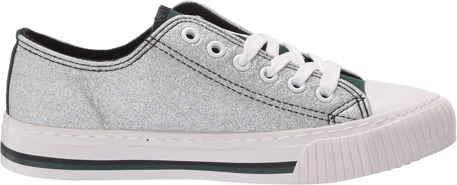 FOCO womens Ncaa College Team Logo Fashion Low Top Canvas Sneakers Shoes