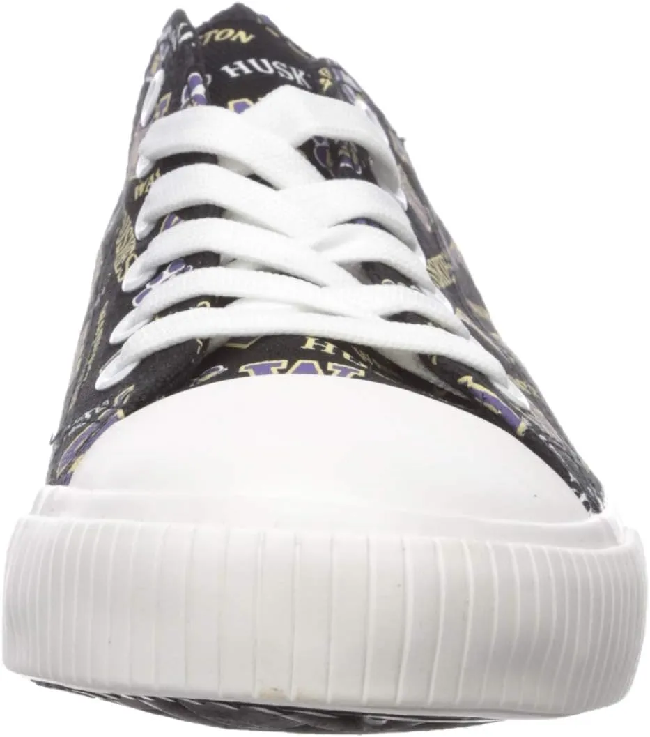 FOCO Women's NCAA NCAA College Canvas Stripe Slip On Shoes