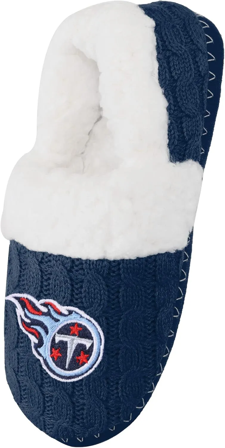 FOCO Women's NFL Team Color Moccasin Slippers
