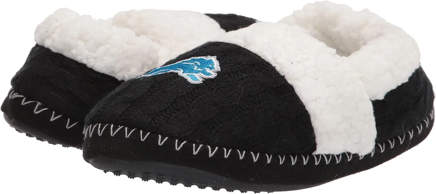 FOCO Women's NFL Team Color Moccasin Slippers