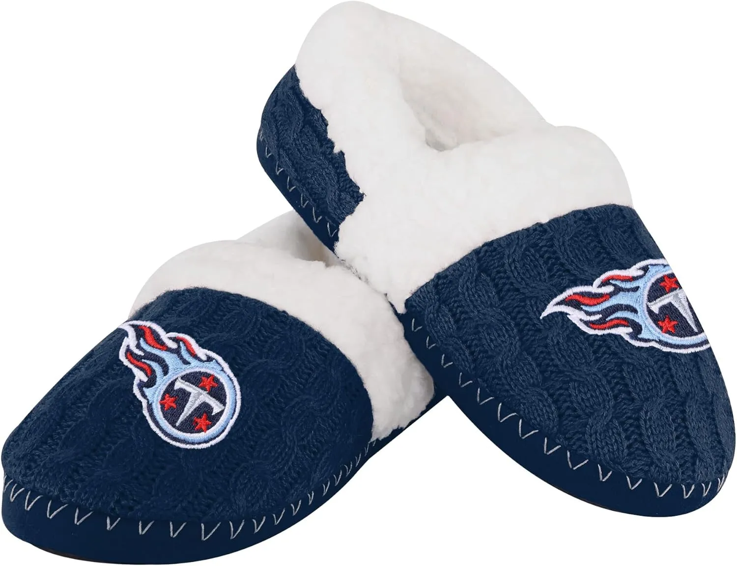 FOCO Women's NFL Team Color Moccasin Slippers