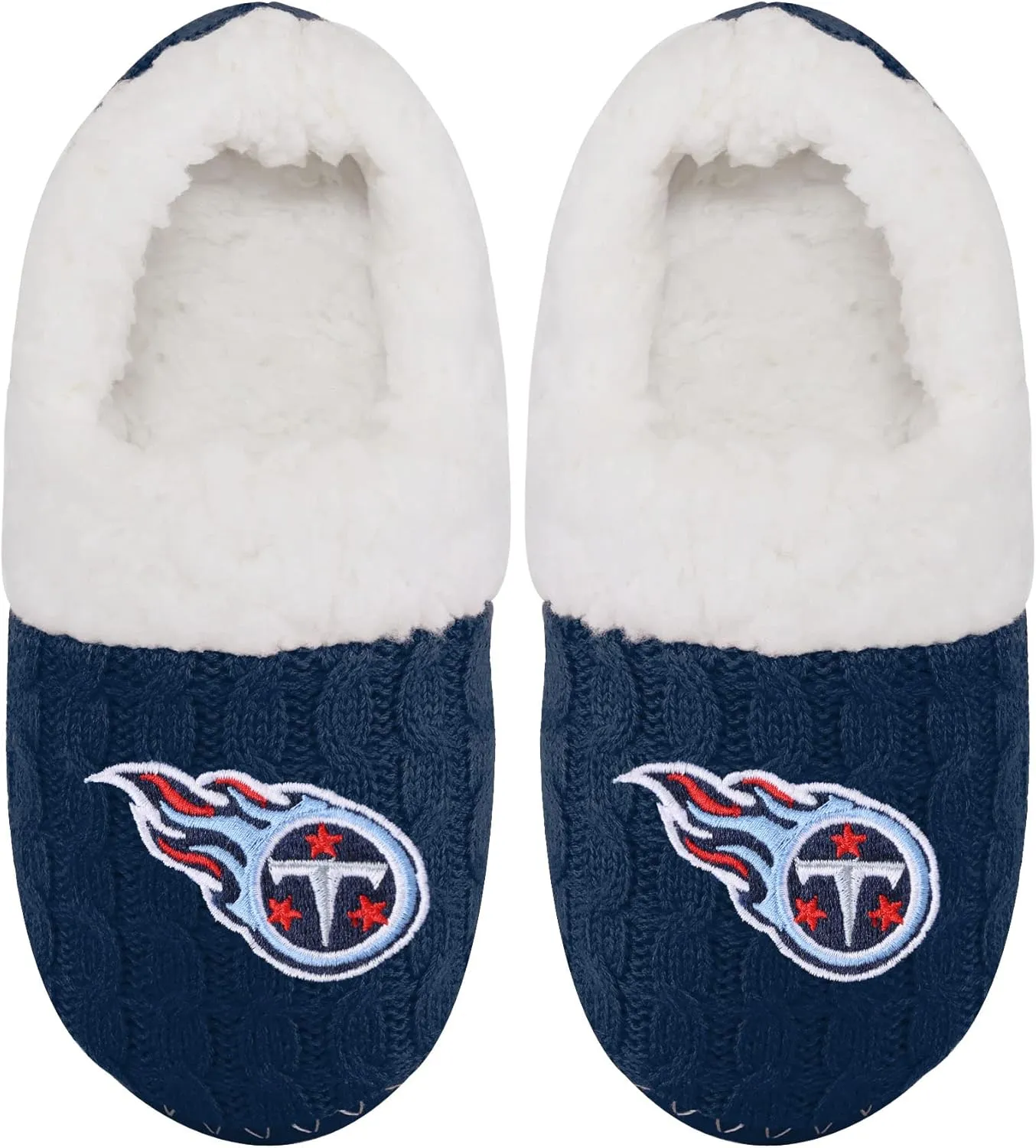 FOCO Women's NFL Team Color Moccasin Slippers