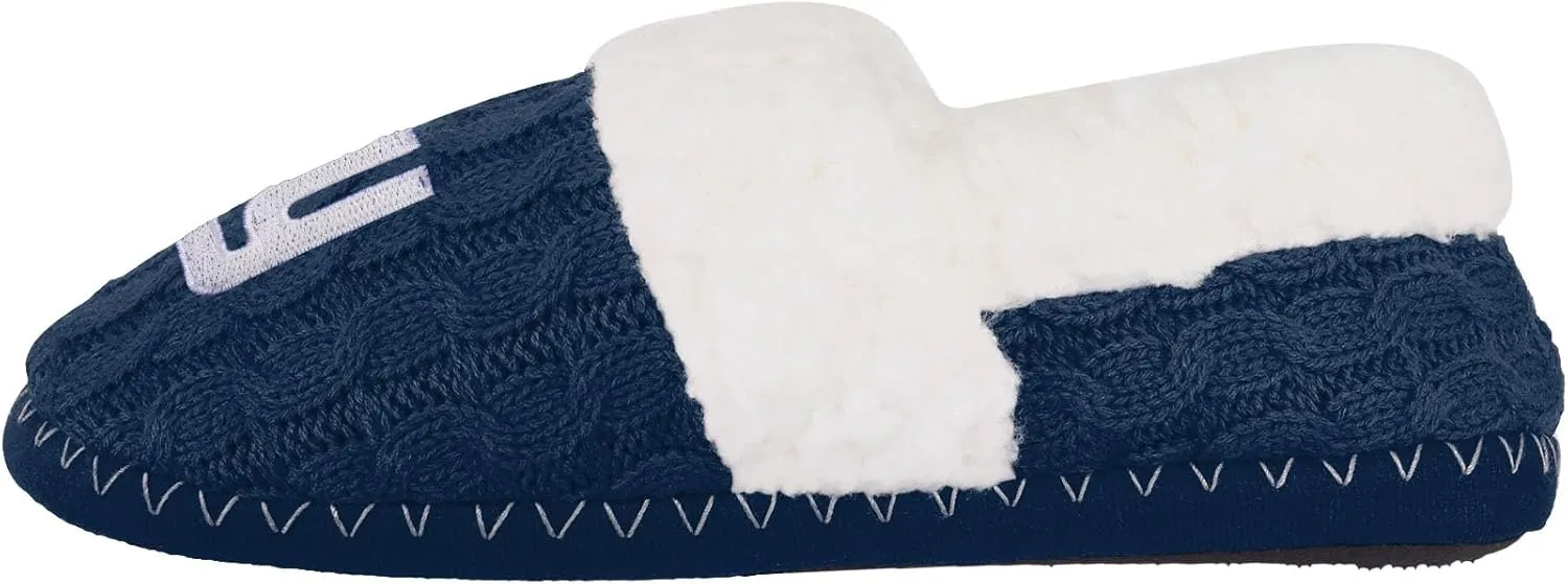 FOCO Women's NFL Team Color Moccasin Slippers