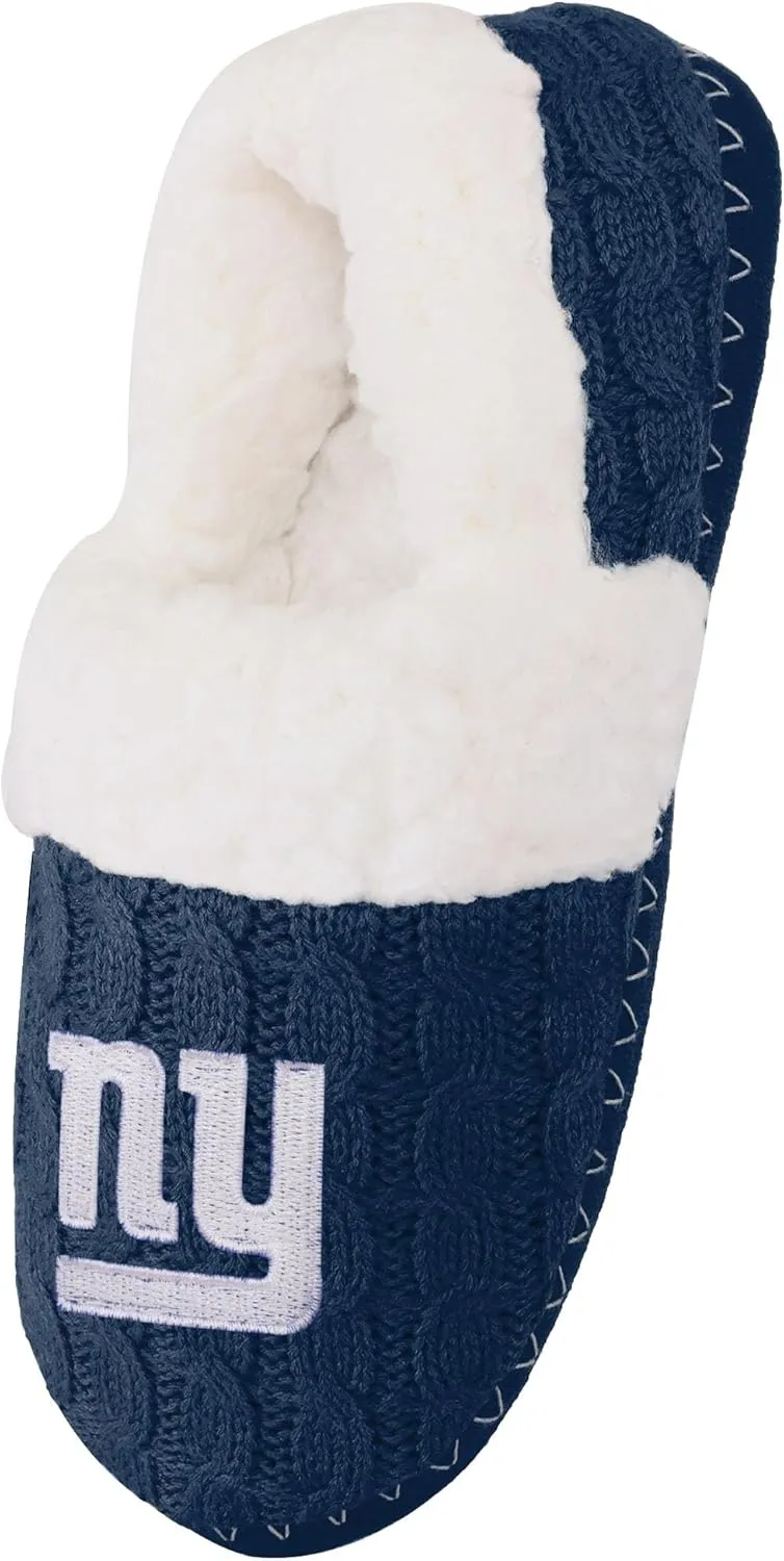 FOCO Women's NFL Team Color Moccasin Slippers