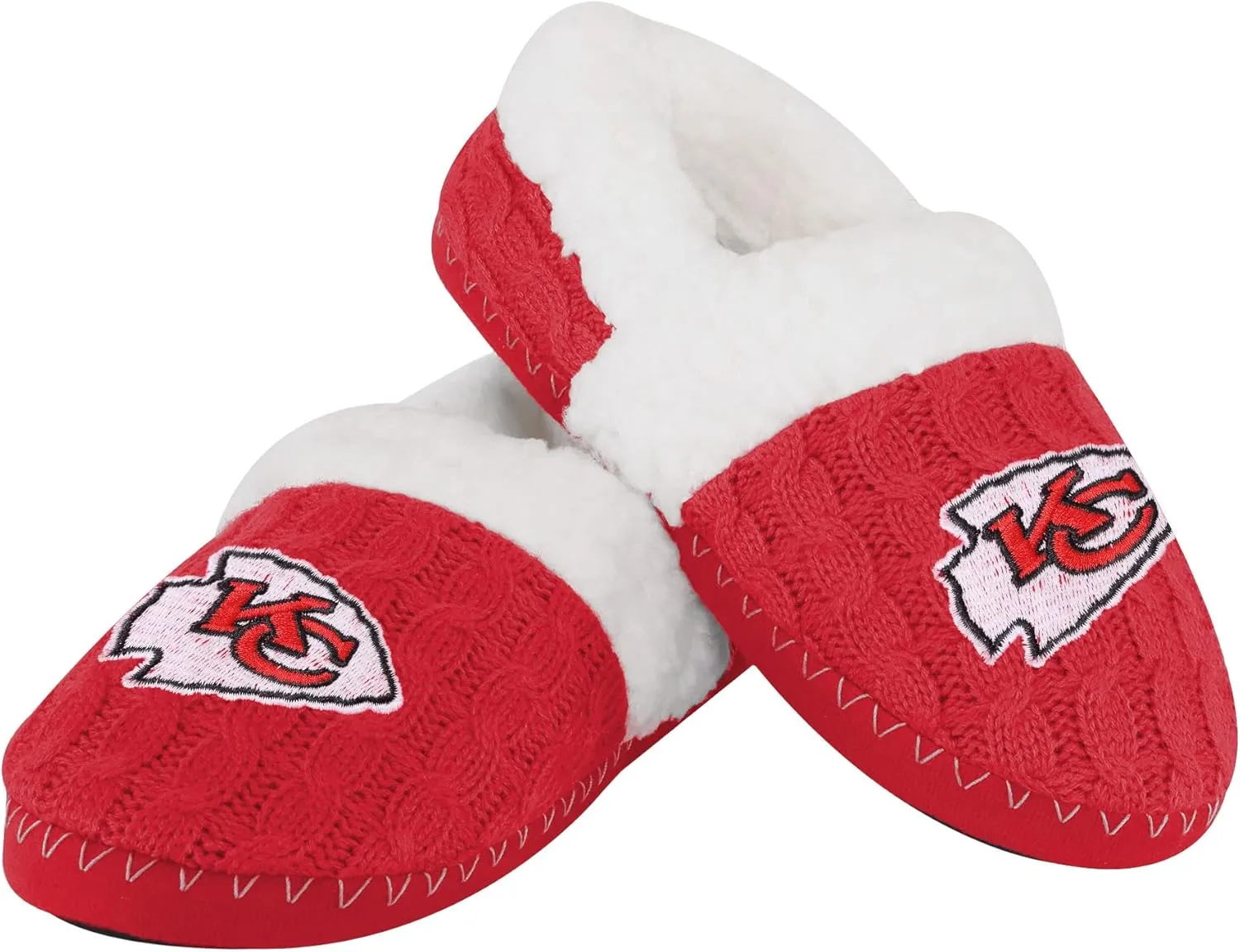 FOCO Women's NFL Team Color Moccasin Slippers