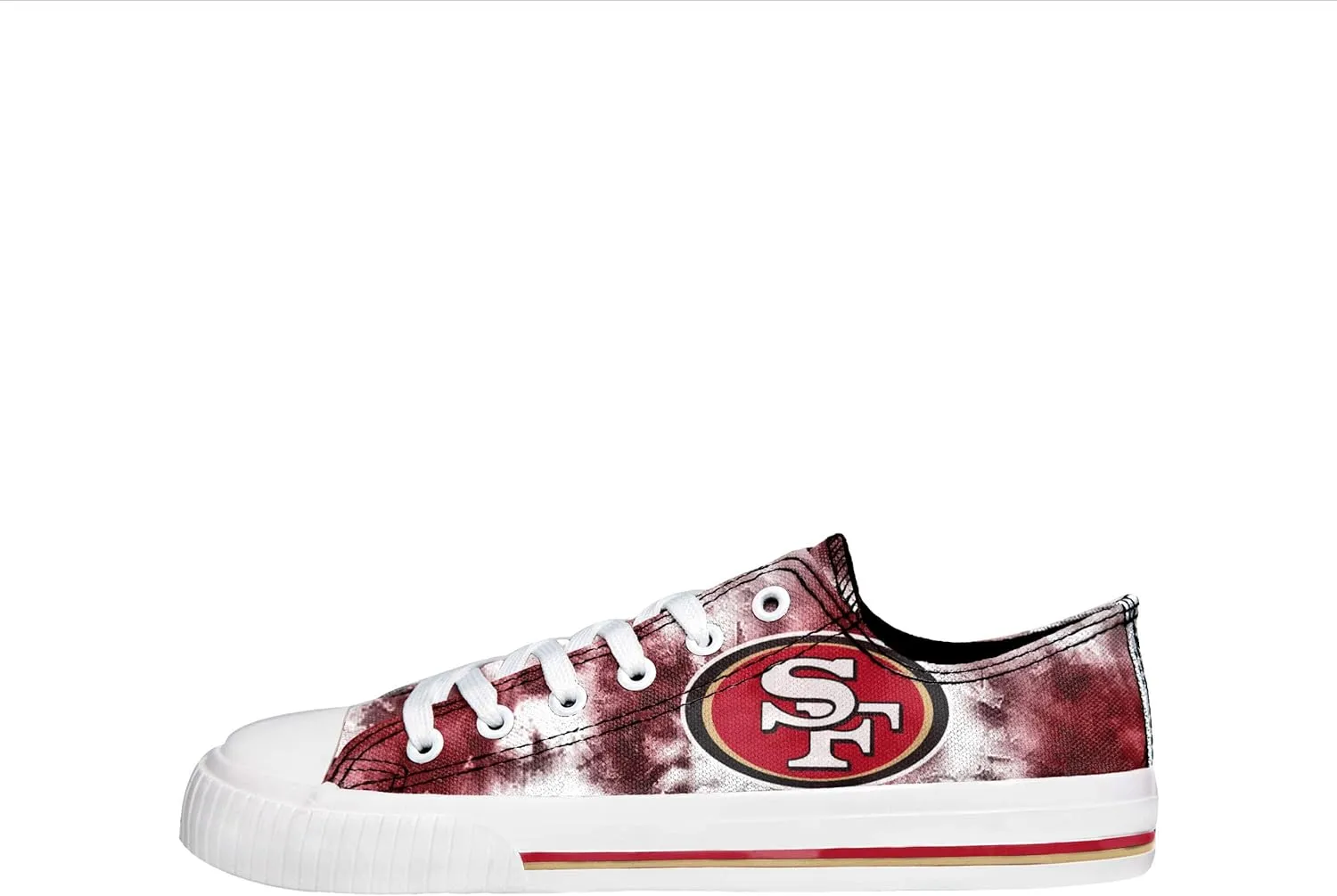 FOCO Women's NFL Team Logo Ladies Fashion Glitter Low Top Canvas Sneakers Shoes Dallas Cowboys Shoes-10/XXL