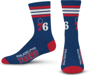 For Bare Feet NBA 4 Stripe Deuce Crew Sock Team Color