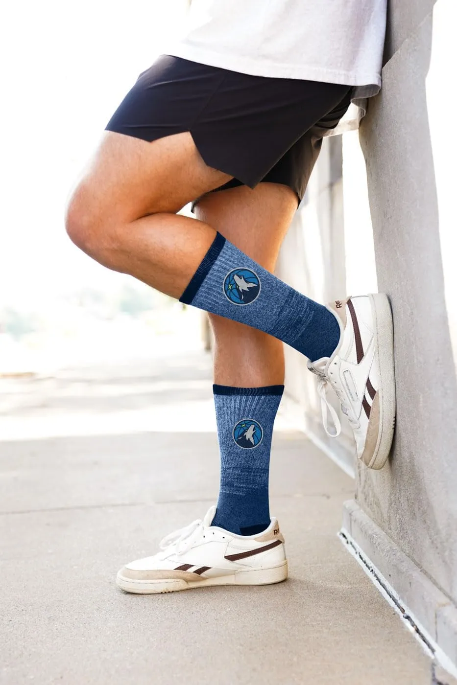 For Bare Feet Team Tonal Color Crew Sock