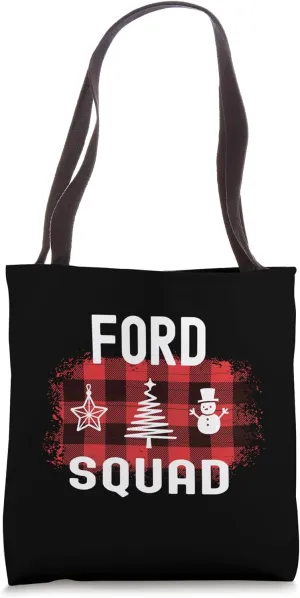 FORD Proud Family Reunion Last Name Christmas Squad Tote Bag