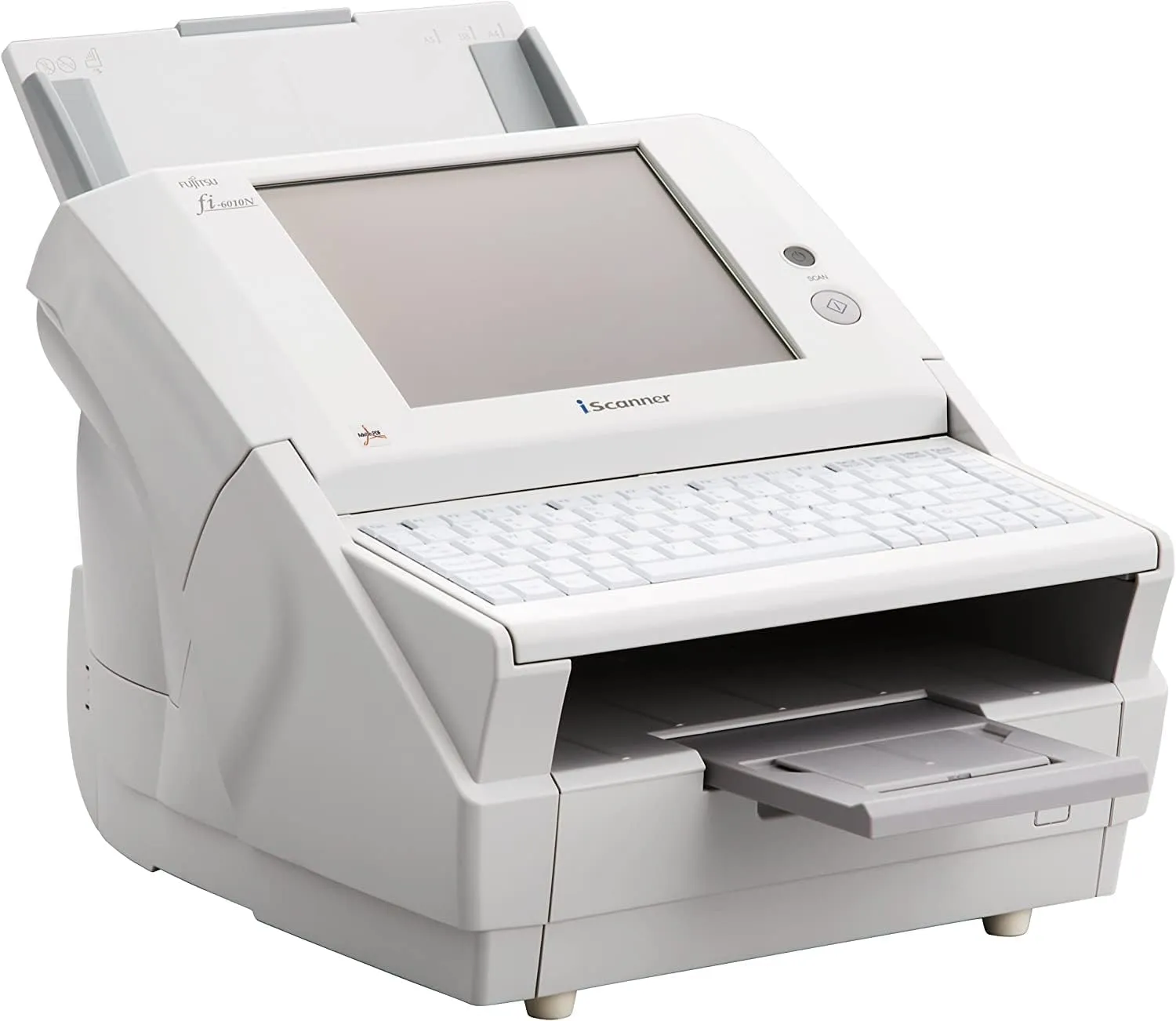 Fujitsu fi 6010N - Document scanner - Duplex - Legal - 600 dpi x 600 dpi - up to 25 ppm (mono) / up to 25 ppm (color) - ADF ( 50 sheets ) - Ethernet 10/100 - SS NTWK FI 6010N ISCNER COL 25PPM CUSTOM SECURE