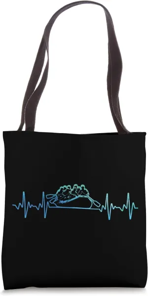 Funny Rafting Design For Men Women White Water Rafting Lover Tote Bag